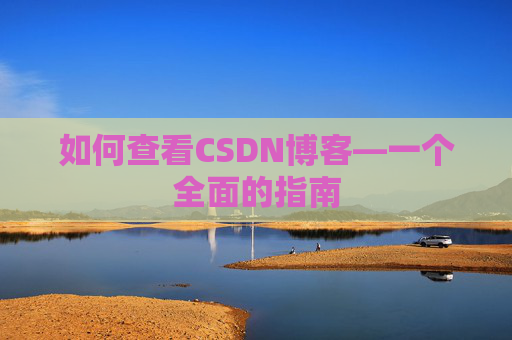 如何查看CSDN博客—一个全面的指南